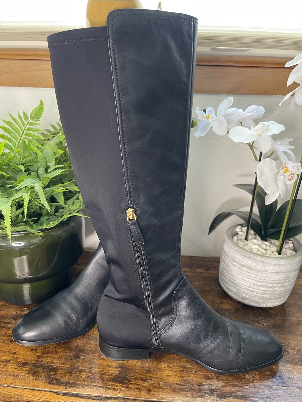Louise et Cie Black Knee-High Riding Boots (run narrow)